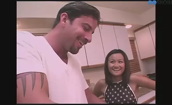 Crazy Asian Girl Loves Oral and Anal, Fucks Him for Erection to Climax